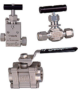 needle valves , ball valves for high temperature, high pressure applications 