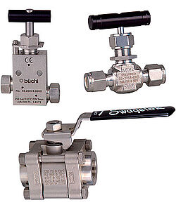 Needle valves, ball valves for high temperature, high pressure applications Needle valves, ball valves for high temperature, high pressure applications