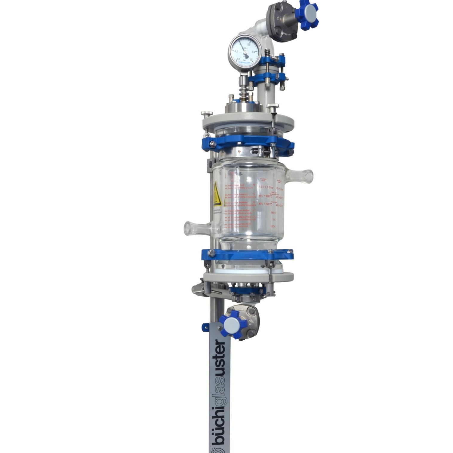 Lab scale cGMP nutsche filter, 2 liter, 2 bar