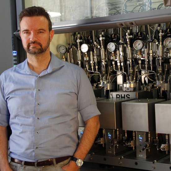 Dr. Markus Stöckli, Head of the Dottikon ES High-Pressure Lab