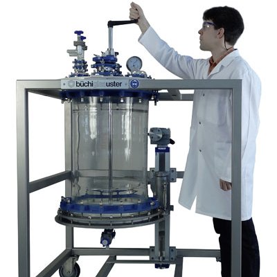 Nutsche filter 100 liter for pilot plant and kilo lab