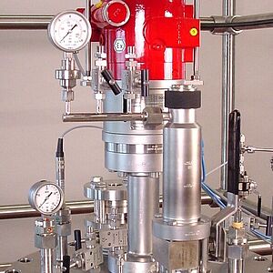 solid feed in pressurized reactor under oxygen free atmosphere solid feed in pressurized reactor under oxygen free atmosphere