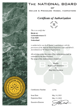 Certificate of Authorization R