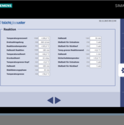 PLC control system reflux cloumn process parameters