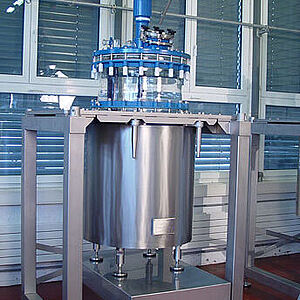液压升降器用于250liter反应釜