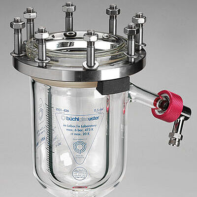 Type 1 glass pressure reactor