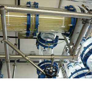DN400 glass shell & tube type heat exchanger