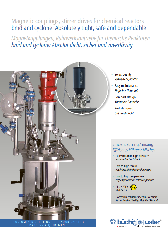 Stirrer drives, Magnetic couplings