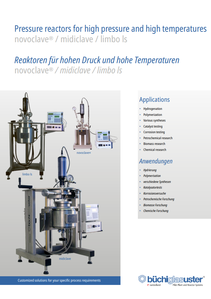 High pressure lab reactors