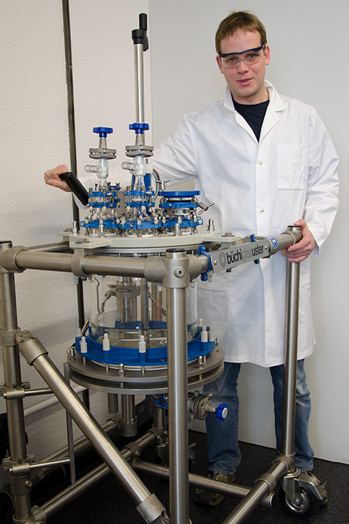 Oligonucleoside research using Buchi equipment 