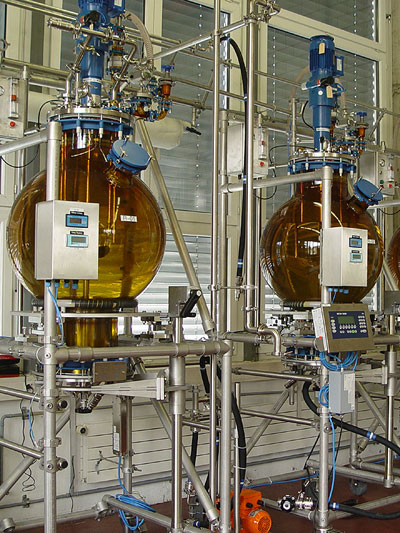 UV sensitive chemicals processing