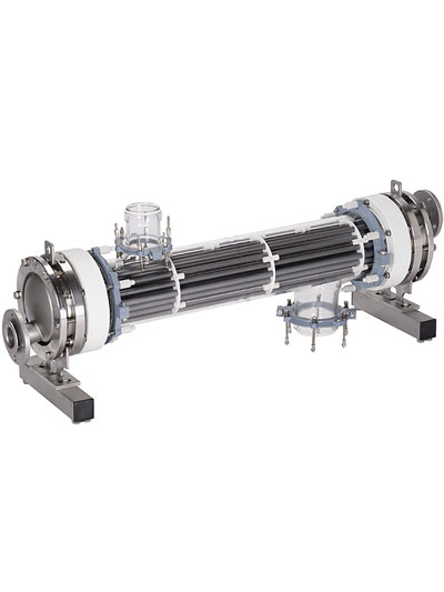 SiC shell & tube type heat exchanger