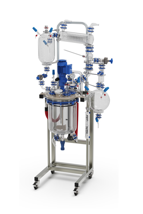 midiPilot® with interchangeable 20 and 30 liter glass reactor