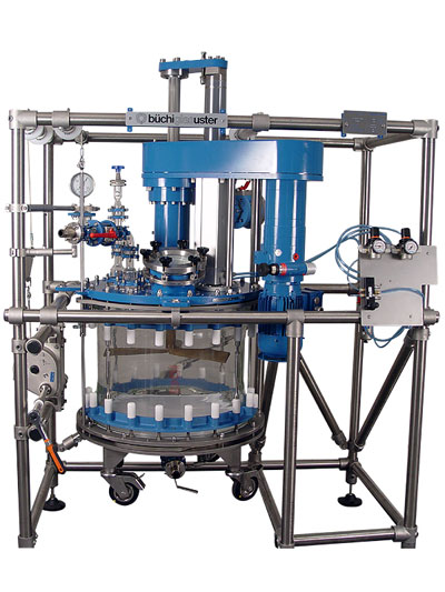 Stirred nutsch filter, solid phase reactor SPPS