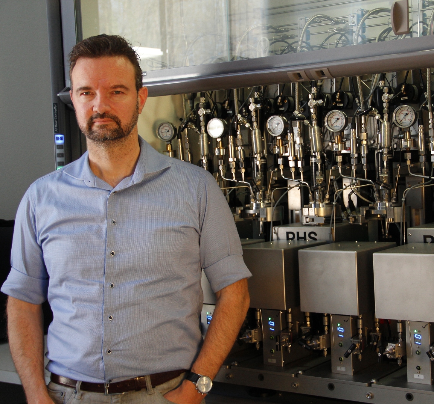 Dr. Markus Stöckli, Head of the Dottikon ES High-Pressure Lab Dr. Markus Stöckli, Head of the Dottikon ES High-Pressure Lab